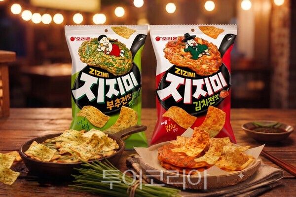 오리온 지지미 2종 제품 이미지