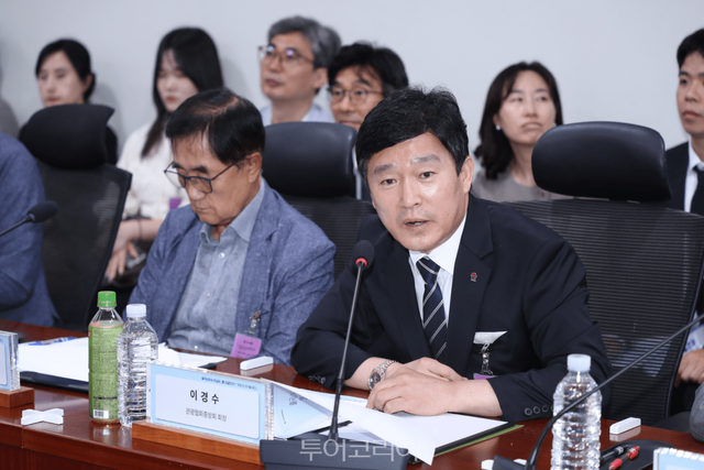 한국관광협회중앙회 이경수 회장은 관광수요 증가와 관광환경 변화에 대응하기 위해서는 보다 안정적인 관광재정 체계가 필요하다고 강조했다/사진-한국관광협회중앙회