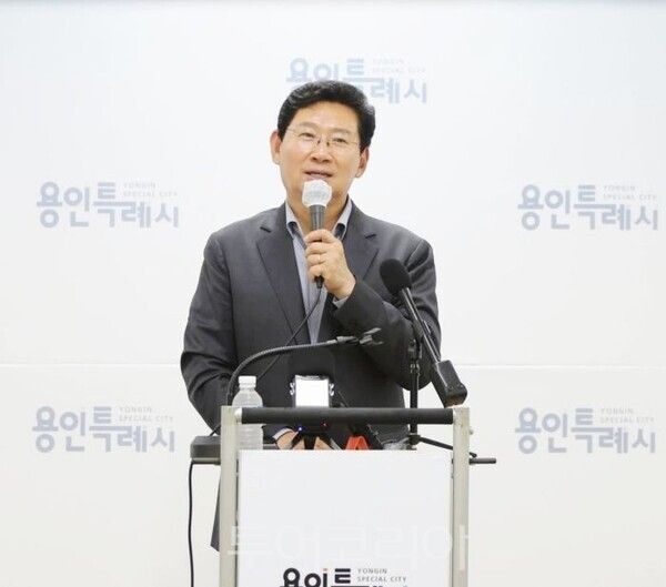 이상일 용인특례시장/투어코리아뉴스 정명달 기자 사진=정명달 기자