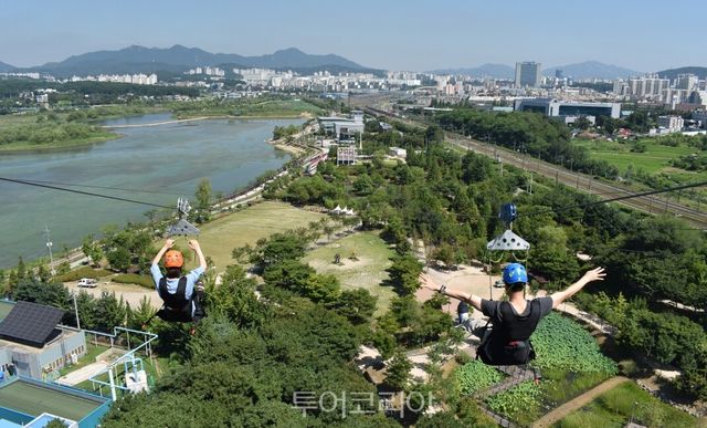 왕송호수 스카이레일/사진-의왕시