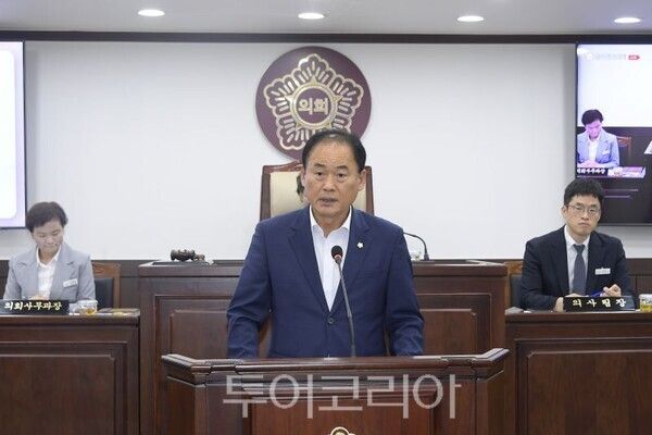 김승호 의원 5분 자유발언/투어코리아뉴스 정명달 기자