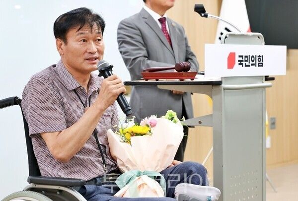 경기도의회 국민의힘 12대 전반기 상임위원장 후보로 만장일치 추대된 서광범 의원&nbsp; /사진=경기도의회