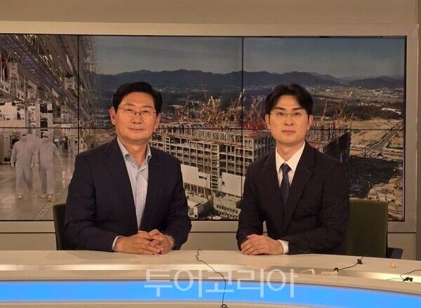 KBS '인사이드 경인에 출연한 이상일 시장(왼쪽)/투어코리아뉴스 정명달 기자