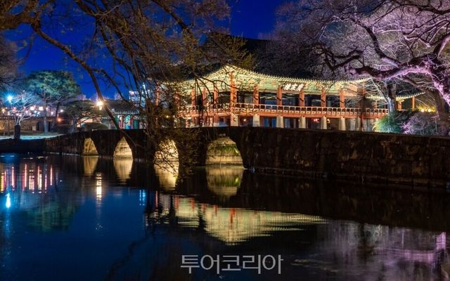 광한루원 야경/사진=남원시