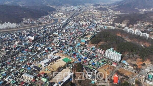 국토교통부 '우리동네살리기' 공모사업 에선정된 동두천시 생연1동 전경/투어코리아뉴스 정명달 기자