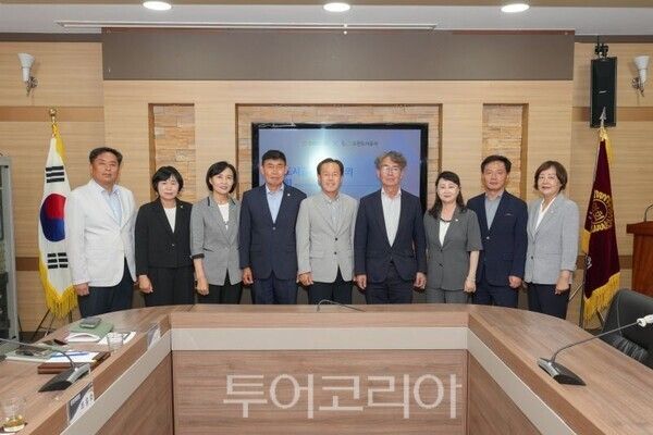 포청시의원과 포청도시공사 임원 간담회/투어코리아뉴스 정명달 기자