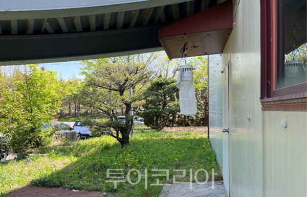 모기채집기(유문등) 설치 사진