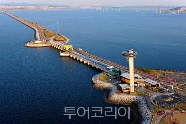 안산 시화호 조력발전 전경/투어코리아뉴스 정명달 기자 사진=안산시