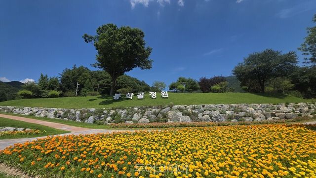 봉학골 정원 백야황톳길 / 사진-음성군