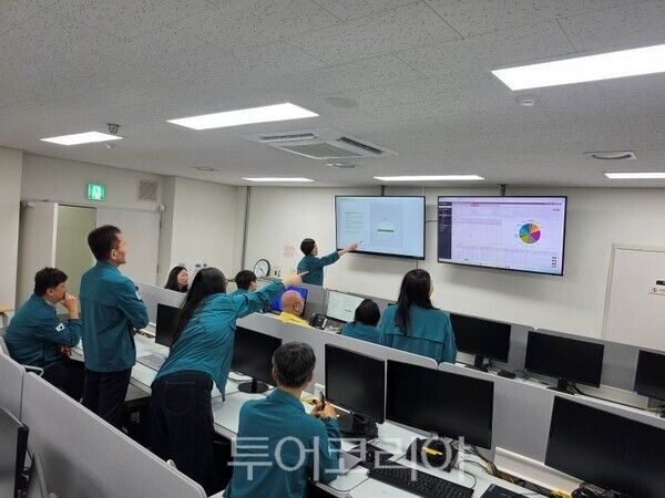 경기고교육정보기록원 교육정보시스템 재난 대응훈련/투어코리아뉴스 정명달 기자 사진=교육청
