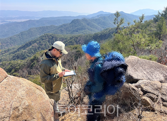 출입금지 위반행위 단속 현장./사진-국립공원공단 경주국립공원사무소