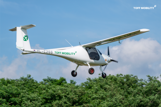 미래항공모빌리티 기업 ‘토프모빌리티’, 전기비행기 인증
