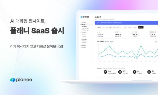 AX 전문기업 ‘플랜아이’, AI 대화형 웹사이트 솔루션 ‘플래니 SaaS’ 정식 출시