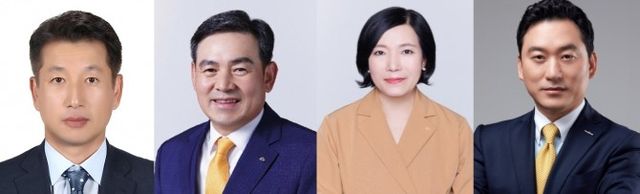 (왼쪽부터) 김상태 신한투자증권 대표, 김성현 KB증권 대표, 박정림 KB증권 대표, 김성환 한국투자증권 신임 대표./사진제공=각 사