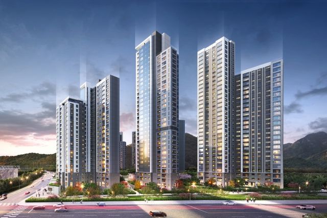 안양 종합운동장 북측 재개발정비사업 투시도 / 사진제공=롯데건설