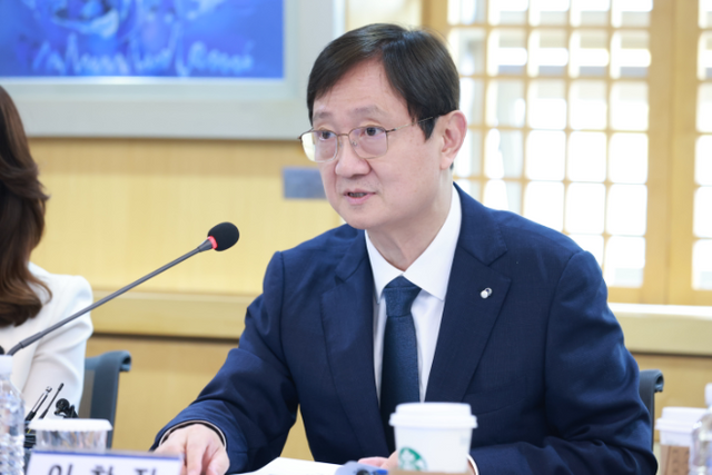 이찬진 금융감독원장은 14일 오후 서대문구 한국공인회계사회 회관에서 상장법인의 외부감사를 담당하고 있는 회계법인 CEO와 간담회를 개최했다. / 사진제공= 금융감독원(2025.10.14)