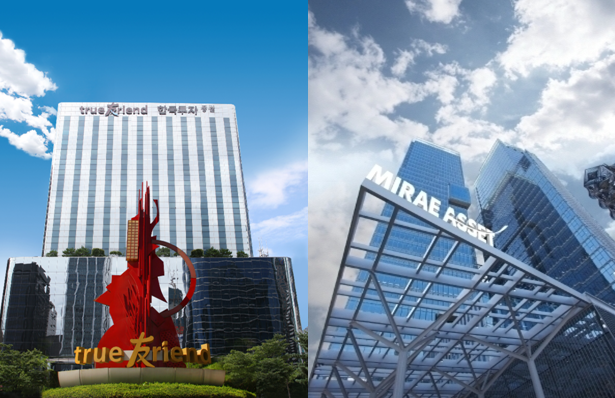 한국투자증권(왼쪽), 미래에셋증권(오른쪽) / 사진제공= 각사