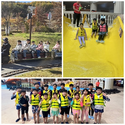 'ESG 추추파크로 떠나요 행사'는 스위치백트레인, 레일바이크, 각종 놀이기구기차탑승 등으로 진행됐다./사진제공=청운