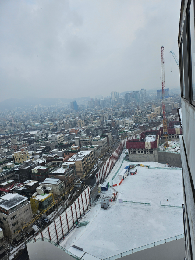 2023년 12월 당시 중단된 대조1구역 공사현장./사진제공=조범형 기자