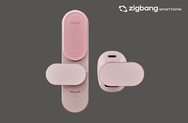 직방 스마트홈이 출시한 인공지능(AI) 도어록 헤이븐 '벚꽃 에디션' / 사진제공=직방