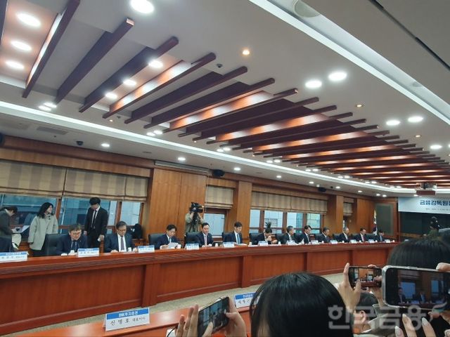 이복현 금융감독원장은 5일 금융투자협회에서 증권사 CEO와 간담회를 개최했다. / 사진= 한국금융신문(2025.03.05)