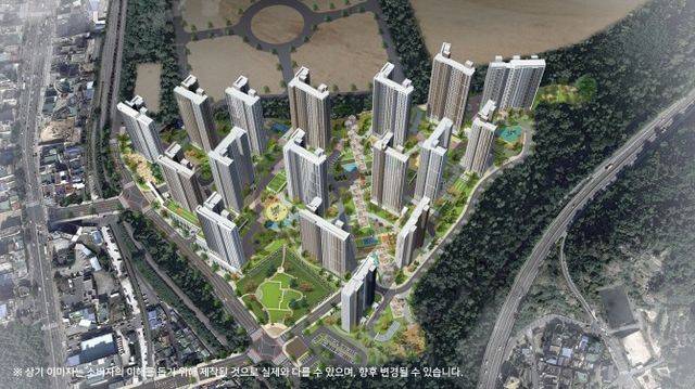 창원 메가시티 자이&위브 조감도 / 사진제공=두산건설 컨소시엄