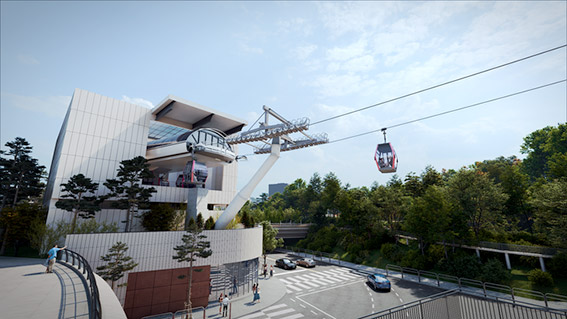 남산곤돌라 조감도./사진제공=서울시