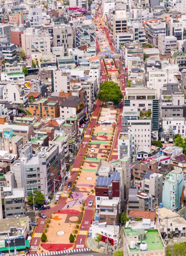 레드로드 일대 전경./사진제공=마포구