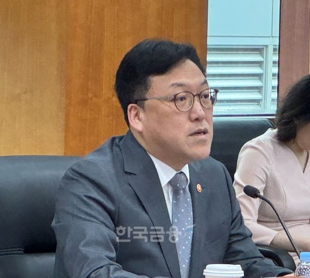 김병환 금융위원장이 9일 오전 서울 여의도 금융투자협회에서 종합금융투자사업자 CEO 간담회에서 발언하고 있다./ 사진 = 홍지인 기자