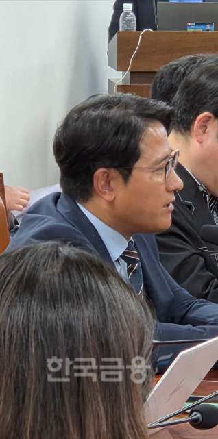 조영중 고팍스 대표이사가 8일 서울 여의도 국회에서 열린 '고팍스 피해자 구제방안 세미나'에서 발언하고 있다. / 사진= 한국금융신문(2025.05.08)