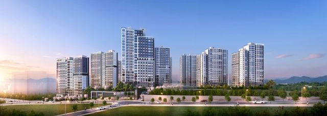 검단호수공원역 중흥S-클래스 투시도. / 사진제공=중흥토건