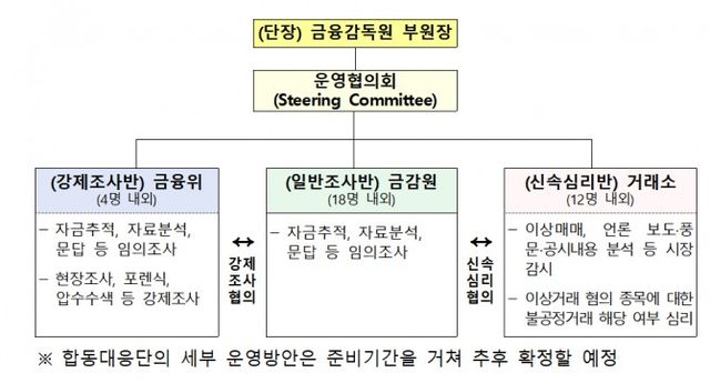 주가조작 근절 합동대응단 / 자료제공= 금융위원회, 금융감독원, 한국거래소(2025.07.09)