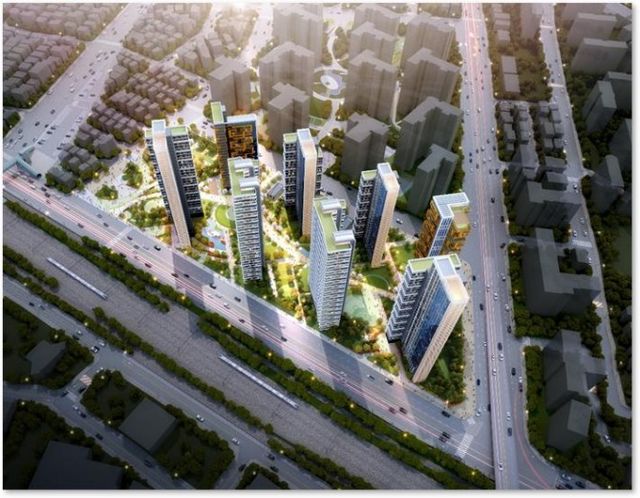 GTX금정역 역세권1구역 재개발사업 조감도.사진제공=하나자산신탁