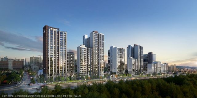 힐스테이트 이수역센트럴 투시도./사진제공=현대건설