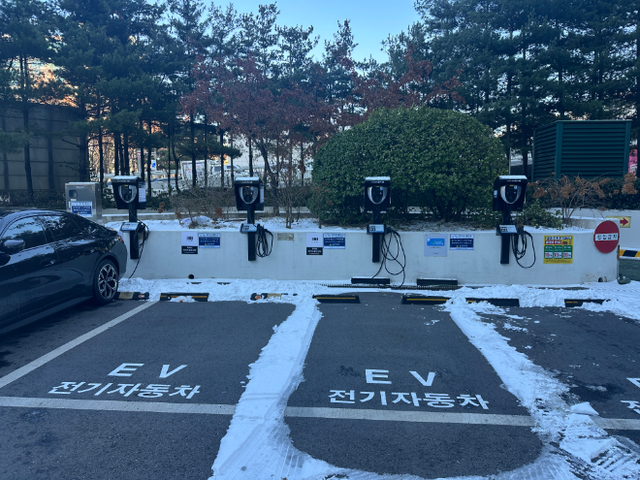 영등포구 전기차 충전시설 지상 이전설치 완료 모습./사진제공=영등포구청