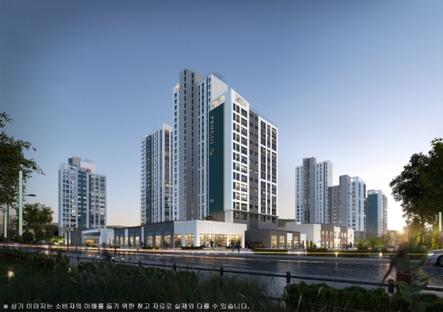 운서역 푸르지오 더 스카이 2차 투시도./사진제공=대우건설