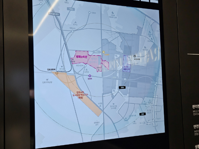 삼성물산 건설부문 '래미안 엘라비네' 위치도./한국금융신문 조범형 기자