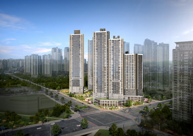 e편한세상 동탄역 어반원 투시도./사진제공=DL이앤씨