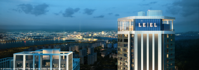 이촌 르엘 스카이라운지./사진제공=롯데건설