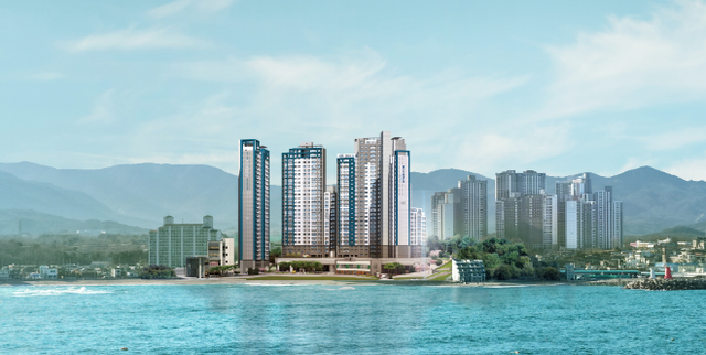 르네오션 고성 퍼스트뷰 투시도./사진제공=한국토지신탁