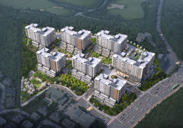 용인 플랫폼시티 라온프라이빗 아르디에 조감도./사진제공=라온건설