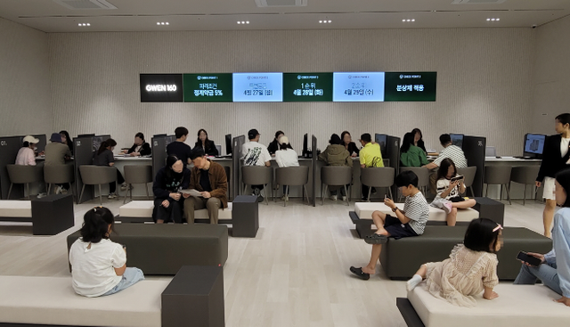 동탄 그웬 160 견본주택 내부 전경./사진제공=한토건설