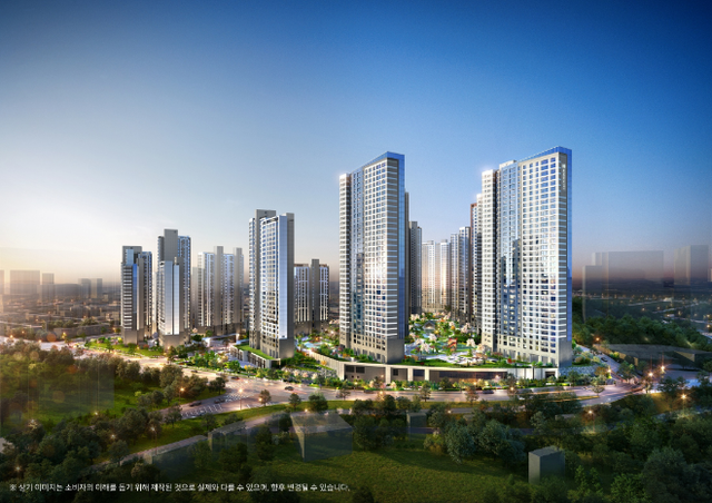 구리역 하이니티 리버파크 투시도./사진제공=DL이앤씨·GS건설·SK에코플랜트 컨소시엄