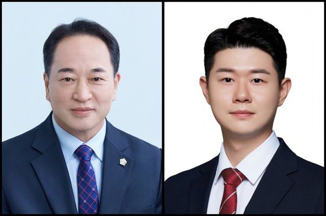 김송환 가선거구 후보(왼쪽), 김동현 나선거구 후보./사진=중앙선관위원회