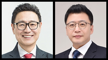 손병화 송파구의회 의장(왼쪽) 조용근 부의장. /사진=송파구의회 홈페이지
