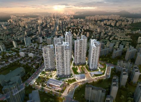 ‘소사역 롯데캐슬 더 뉴엘’ 조감도