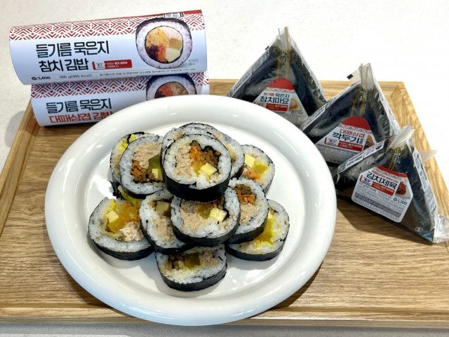 GS25가 K-푸드 열풍에 맞춰 출시한 종가 김치를 활용 간편식 5종