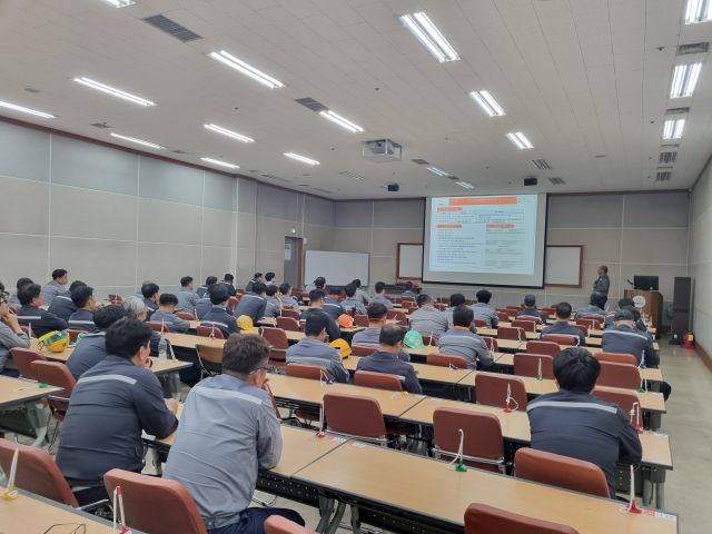 거제 안전교육원 교육 모습