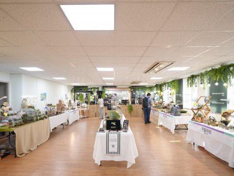 2025 서울국제정원박람회 테라리움 전시장 전경(사진=한국테라리움협회 제공)