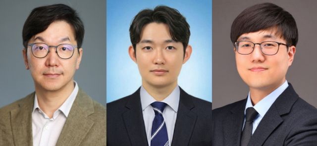 왼쪽부터 서울대 전기정보공학부 곽정훈 교수, 박주형 박사(현 벨기에 KU Leuven 박사후 연구원), 김선홍 박사(현 서울시립대 화학공학부 교수)